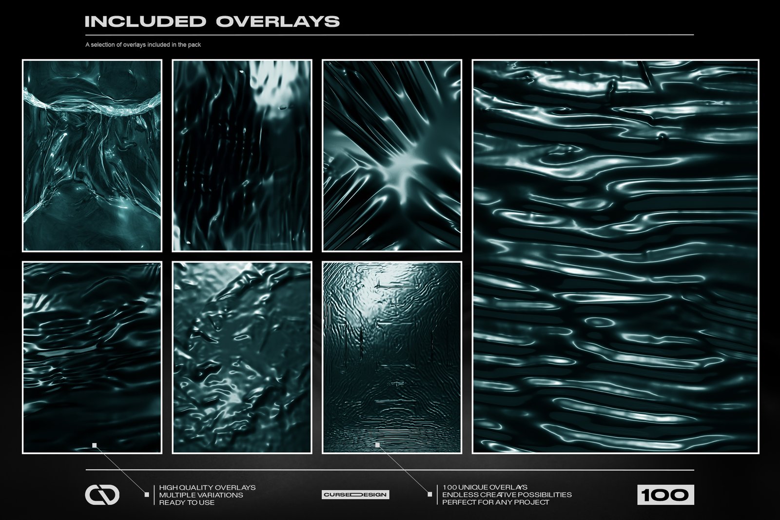 100 Plastic Wrap Textures