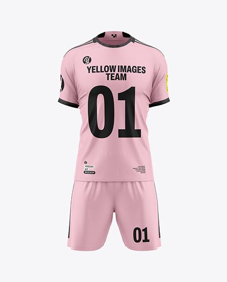 Soccer Kit Mockup - Front View