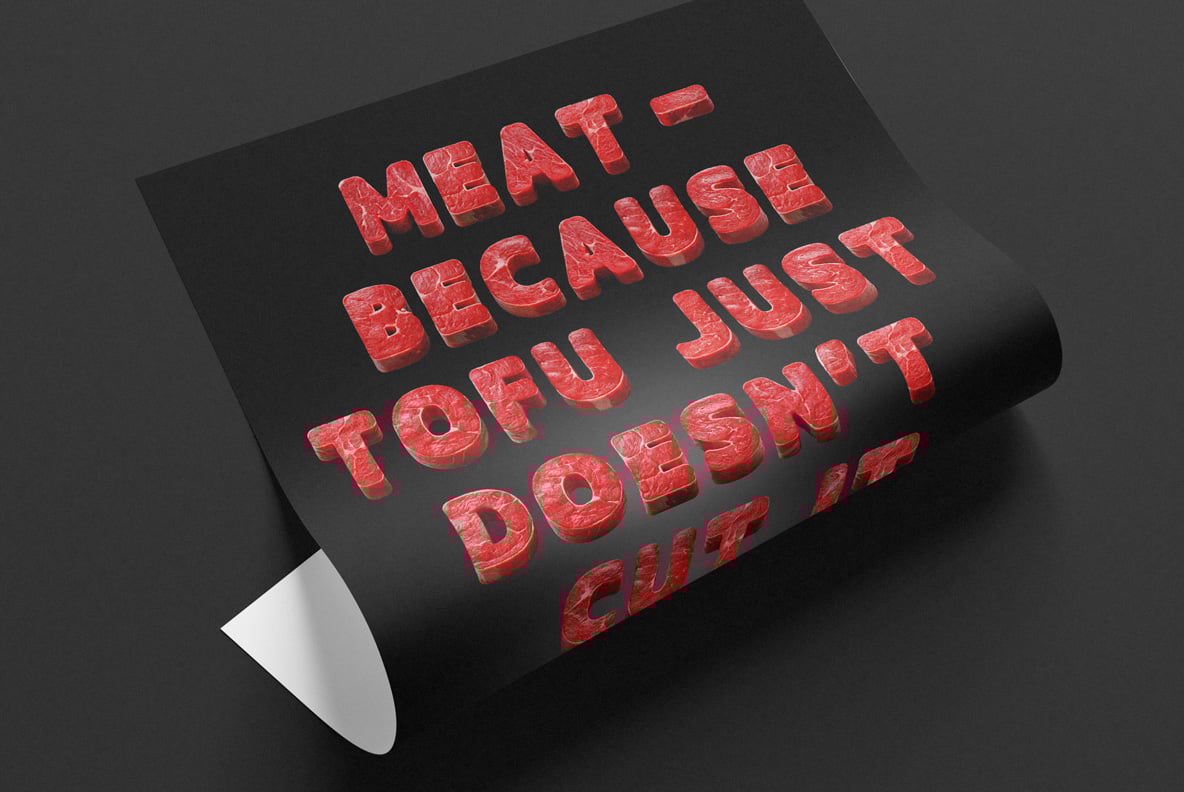 Row Meat Font