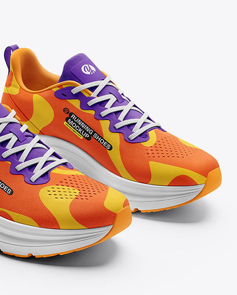 Pair of Running Shoes Mockup