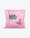 Kraft Paper Snack Package Mockup