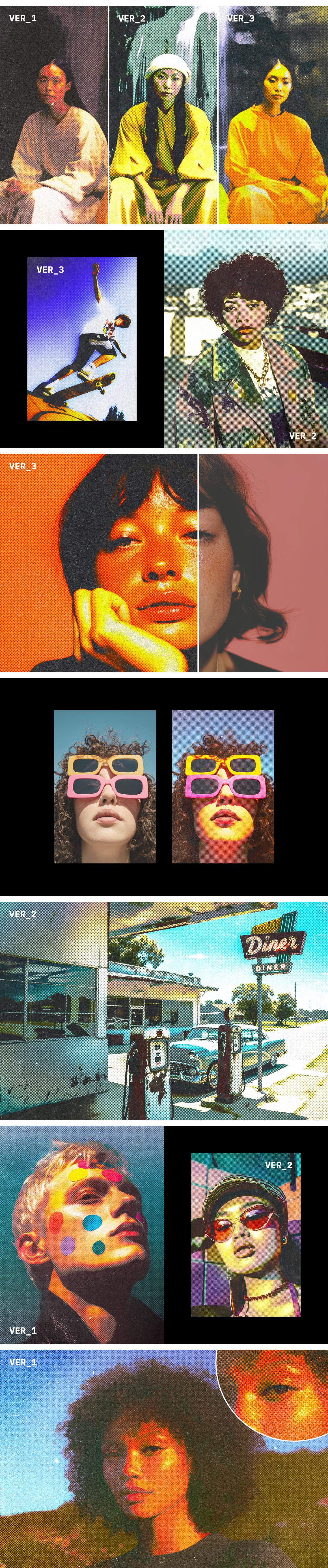 Retro Zine Styled Halftone Effect