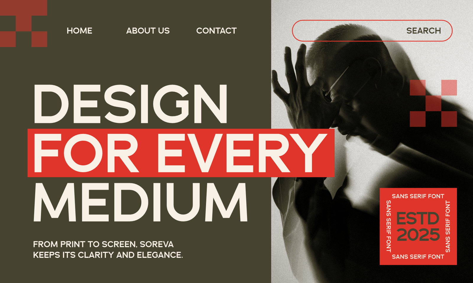 Soreva - Modern Sans Serif Typeface