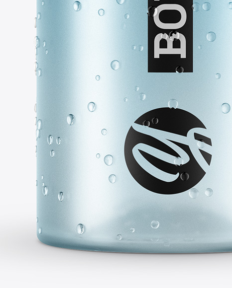Semi-Transparent Bottle Mockup