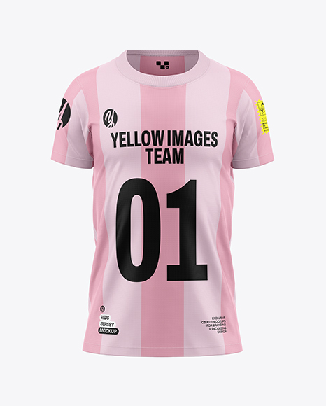 Kids Soccer Jersey Mockup