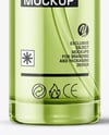Clear Cosmetic Bottle with Pump Mockup