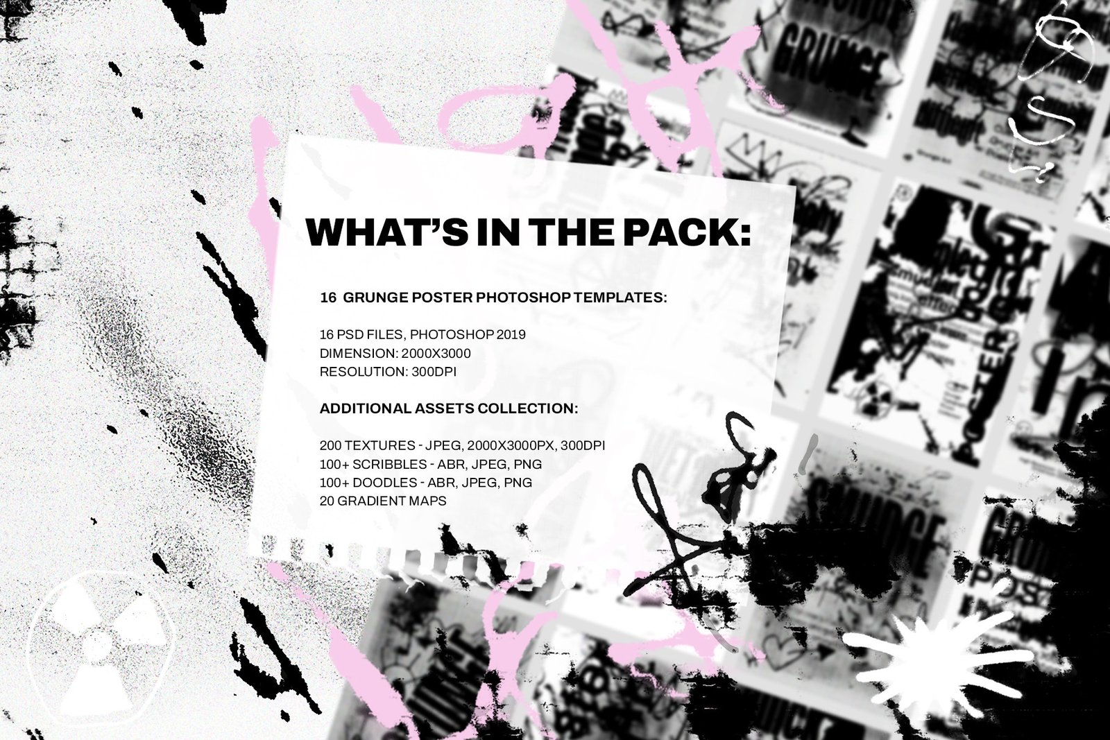 16 Ink Poster PS Templates