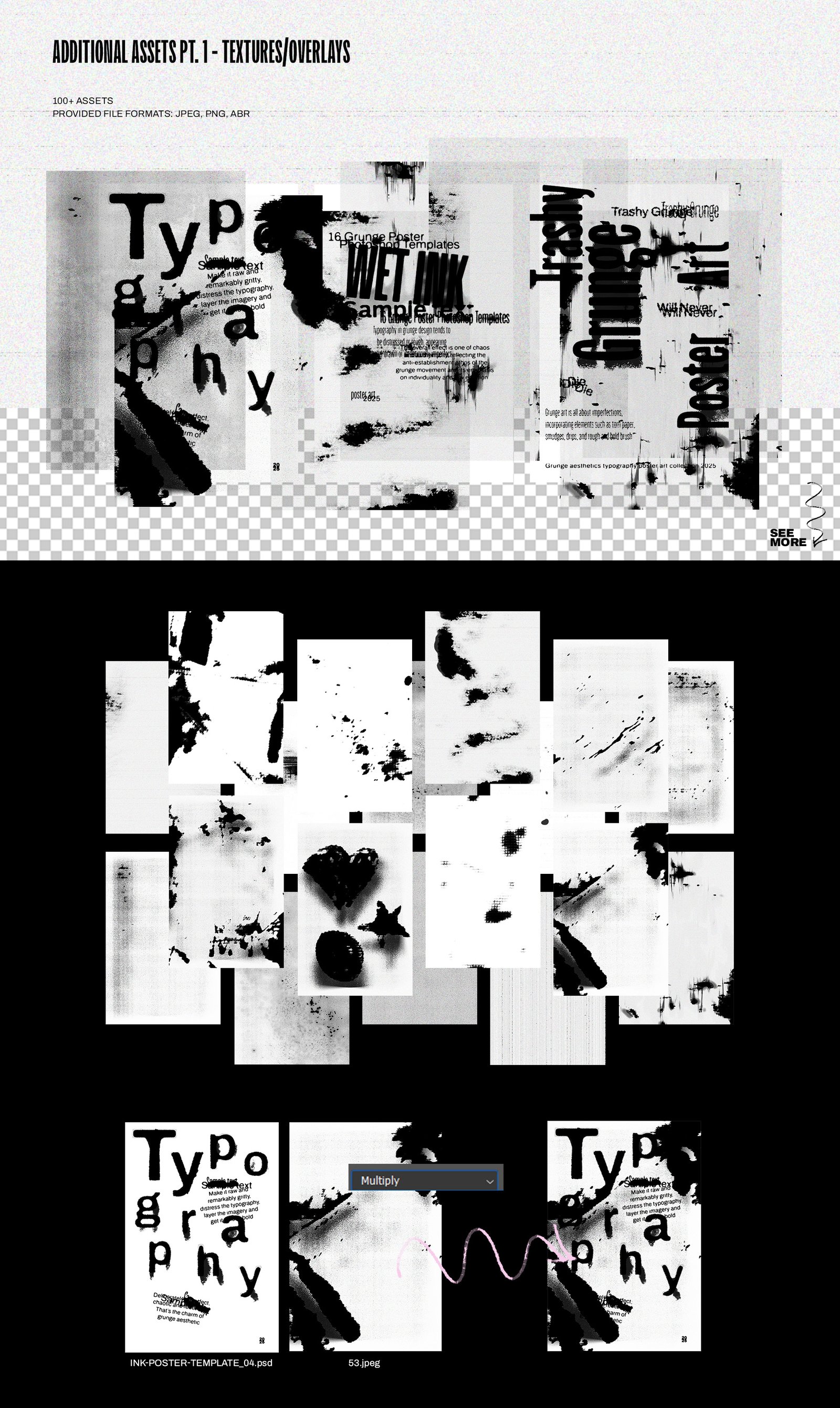 16 Ink Poster PS Templates