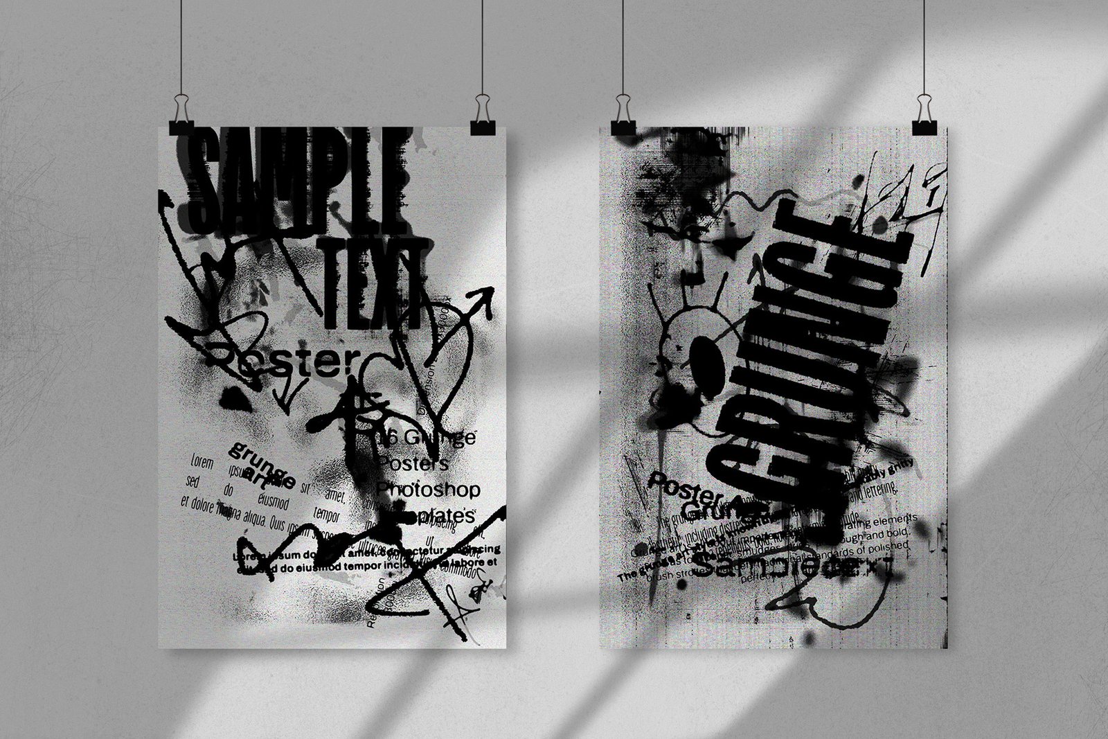 16 Ink Poster PS Templates