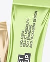 Two Metallic Sachets Mockup