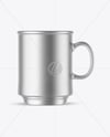 Matte Metallic Mug Mockup