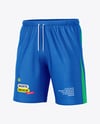 Soccer Shorts Mockup - Half Side View