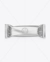 Matte Metallic Snack Package Mockup