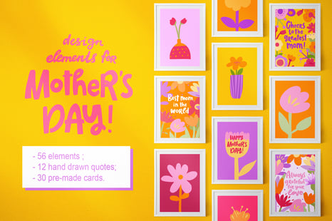 Mother's Day Cards - Illustrations