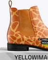 Chelsea Boot with Shoe Box Mockup