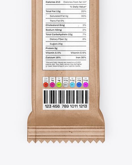 Kraft Stick Sachet Mockup