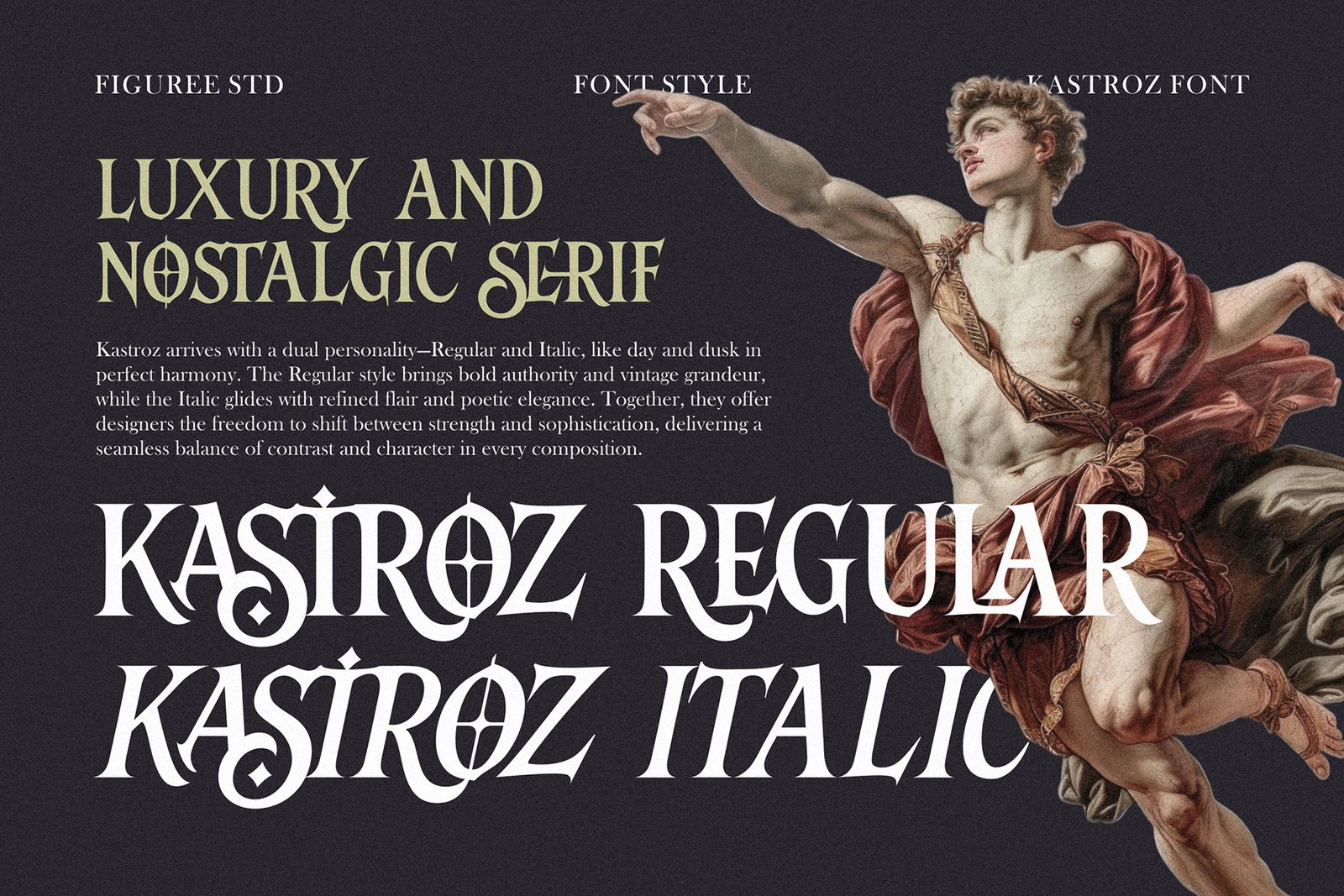 Kastroz – Luxury Vintage Serif Font