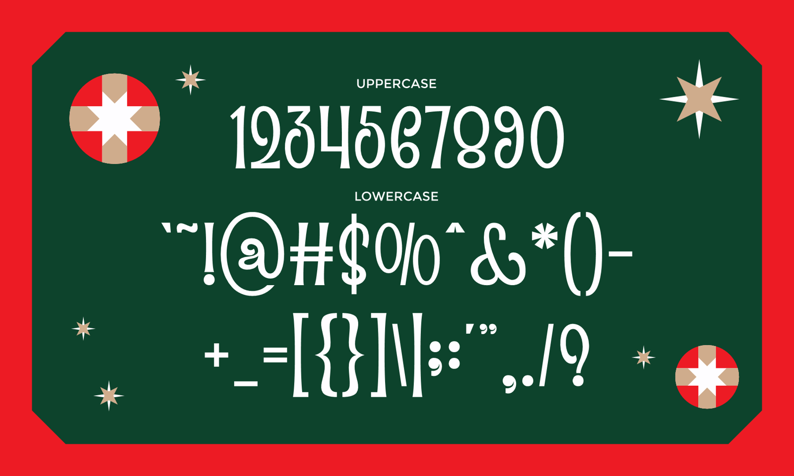 Criemas - Christmas Display Typeface