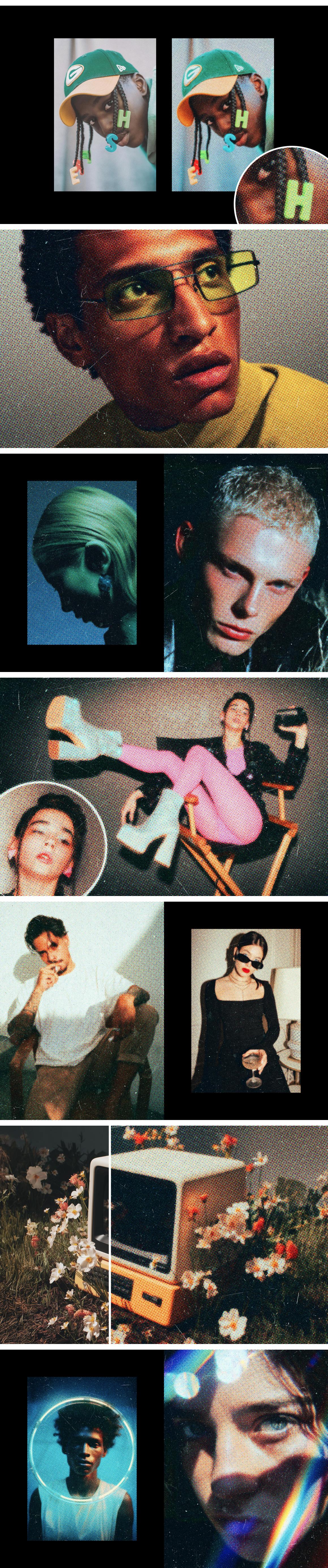 Original Zine Color Halftone Effect