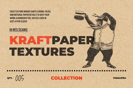 Kraft Overlays Collection - Textures