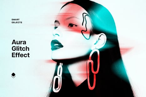 Aura Glitch Photo Effect - Creative Store