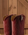 Pair of Women's Cowboy Boots Mockup