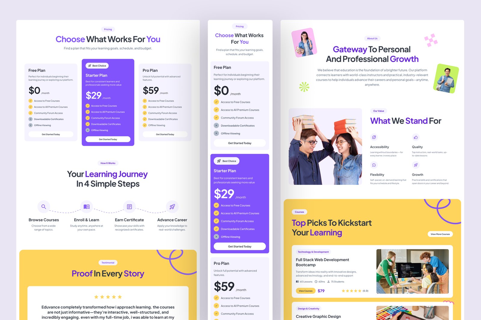 Eduvance - Education Website