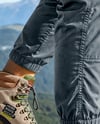Pair of Hiking Boots on Woman's Legs Mockup