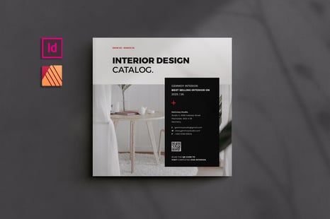 Square - Interior Design Catalog - Brochure Templates