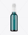 250ml Color Glass Wine Bottle Mockup