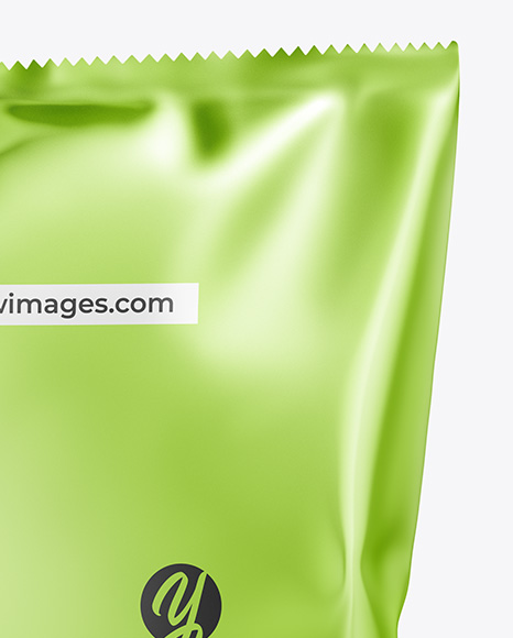 Metallic Snack Package Mockup