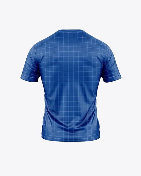 V-Neck Rugby Jersey Mockup - Back View