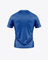 V-Neck Rugby Jersey Mockup - Back View