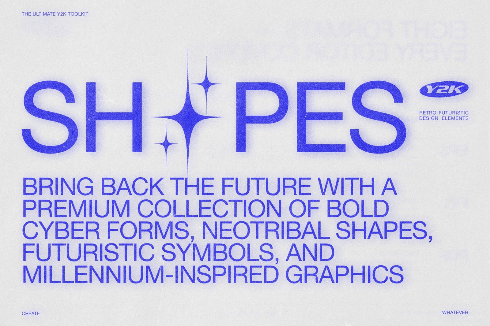 170 Y2K Vector Shapes and Design Elements Pack Vol. 1