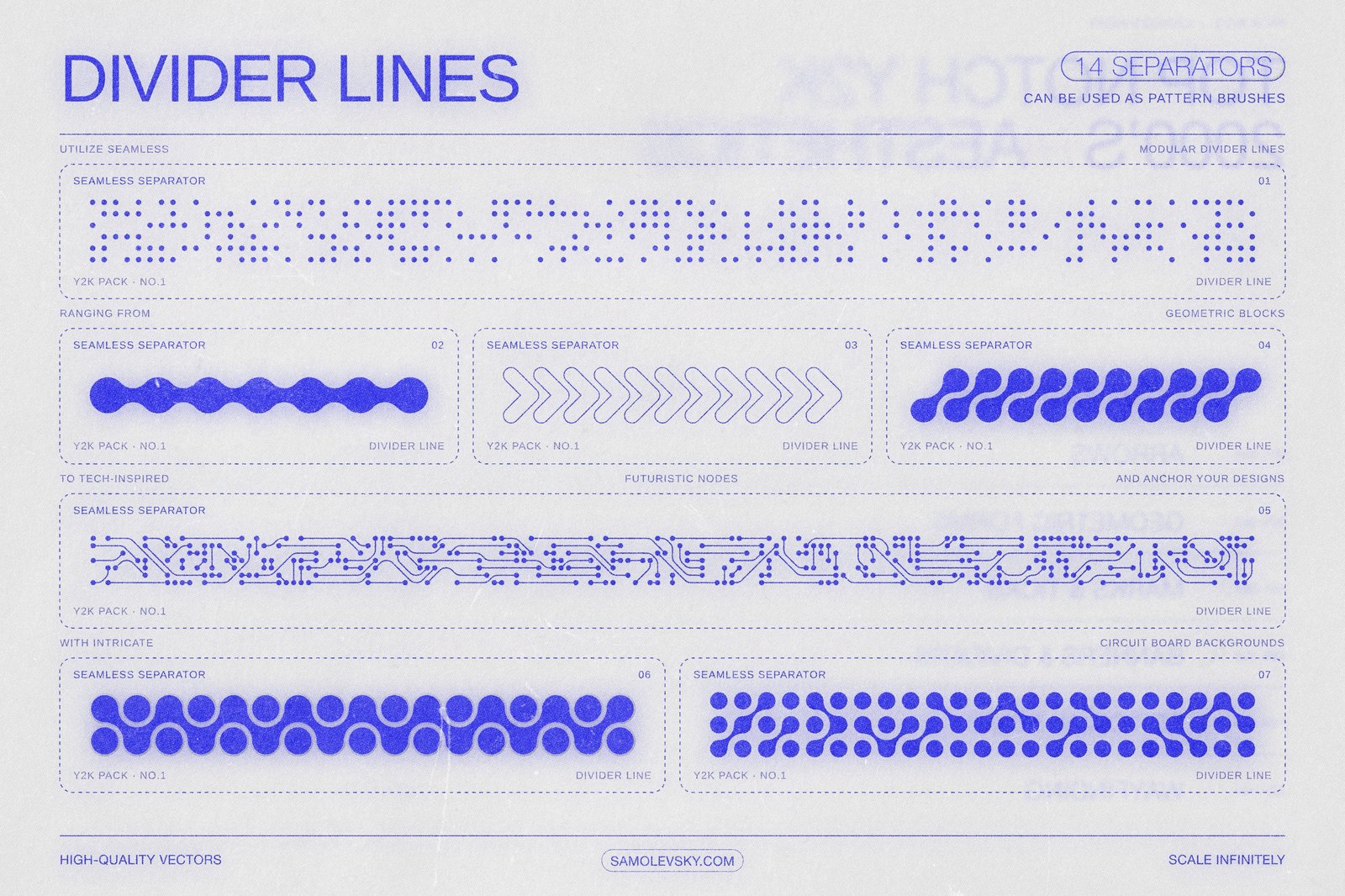 170 Y2K Vector Shapes and Design Elements Pack Vol. 1