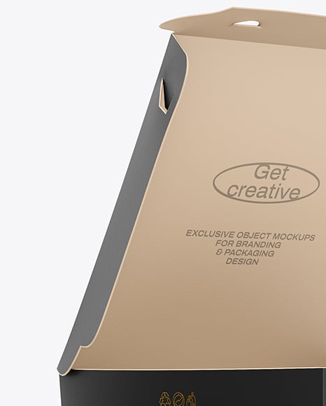 Paper Food Box Mockup