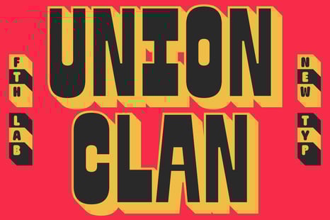 Union Clan Font - Magazine font