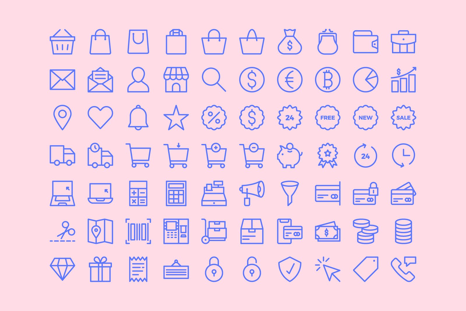 Mega Bundle: 500+ Vector Line Icons