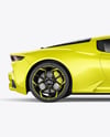 Sport Car Mockup - Side View