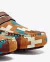 Pair of Suede Moccasins Mockup