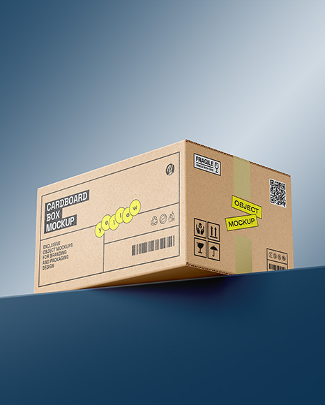 Kraft Paper Box Mockup - PSD Mockups