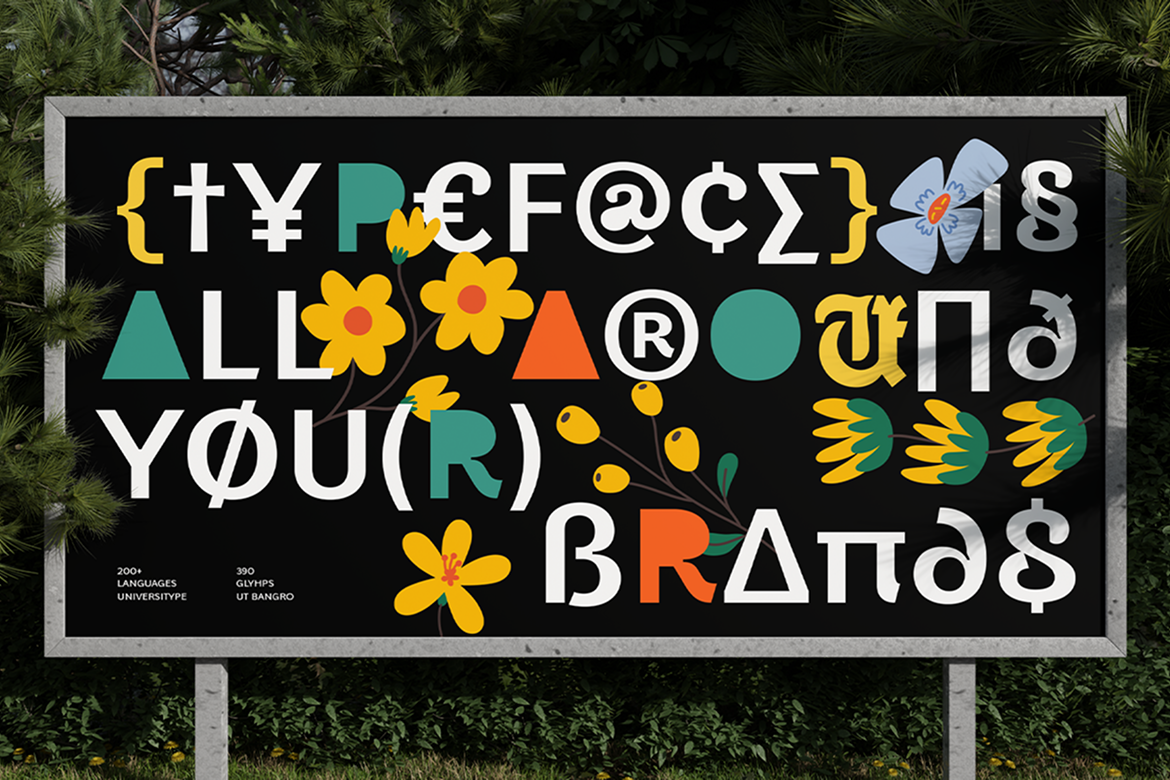 UT Bangro - A Bold Display Font