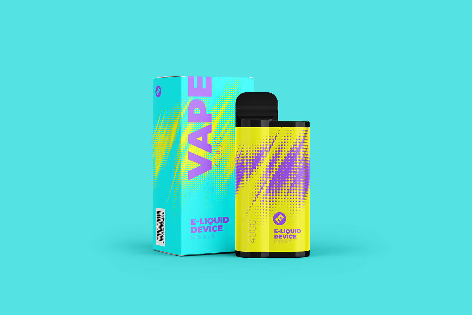 Vape E-liquid Device Mockup