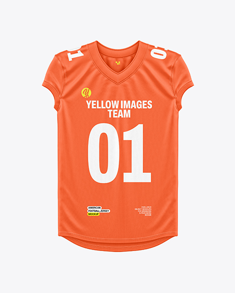 American Football Jersey Mockup - Front View