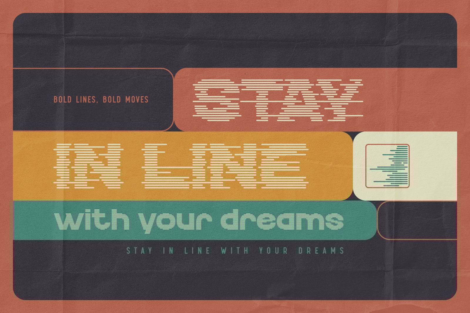 Echo Stripes - Variable Font Set