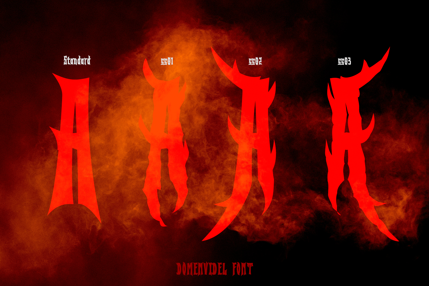 Domenvidel Blackmetal Font