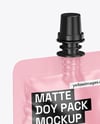 Matte Doy Pack Mockup