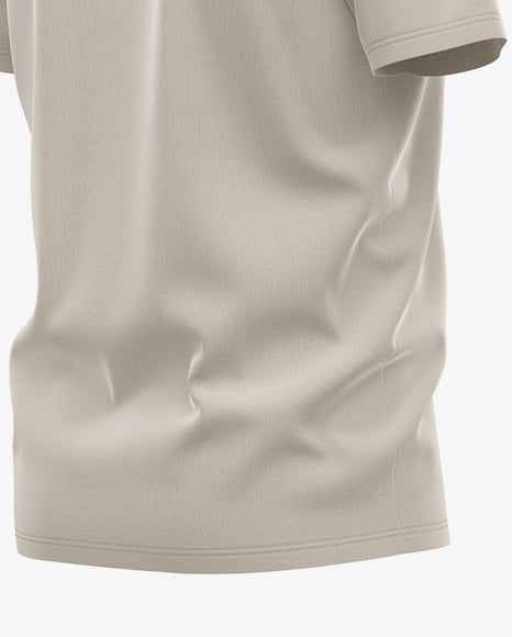 Men's Casual Polo Shirt Mockup