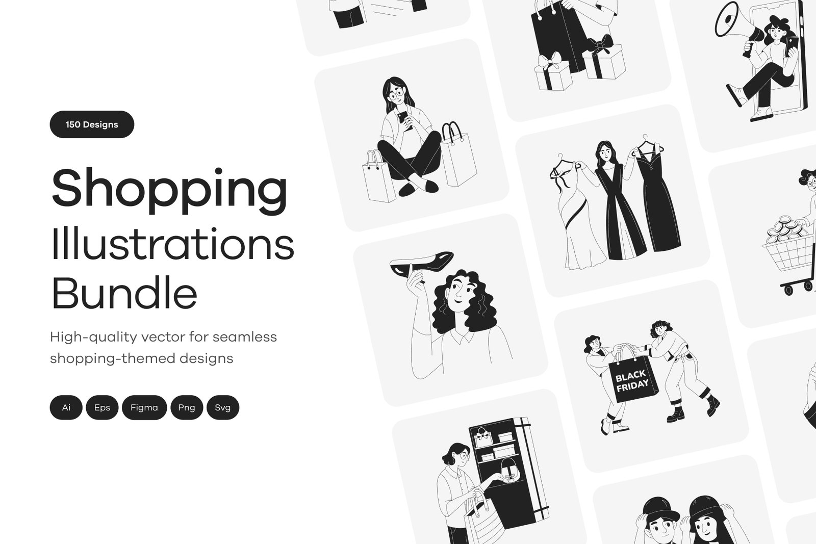 Shopping Illustration Art