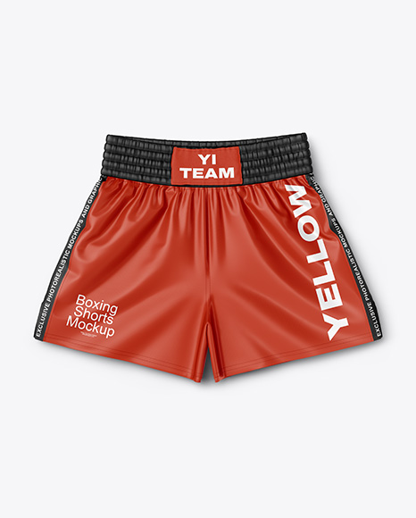 Boxing Shorts Mockup - Team mockup